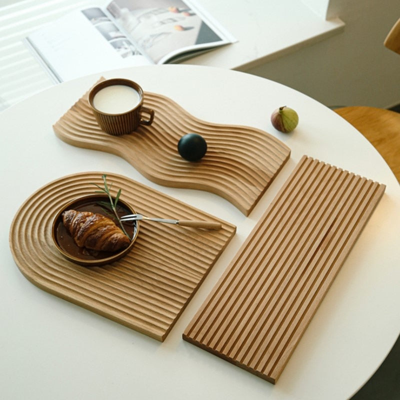 Aesthetic Wooden Nordic Style Tray