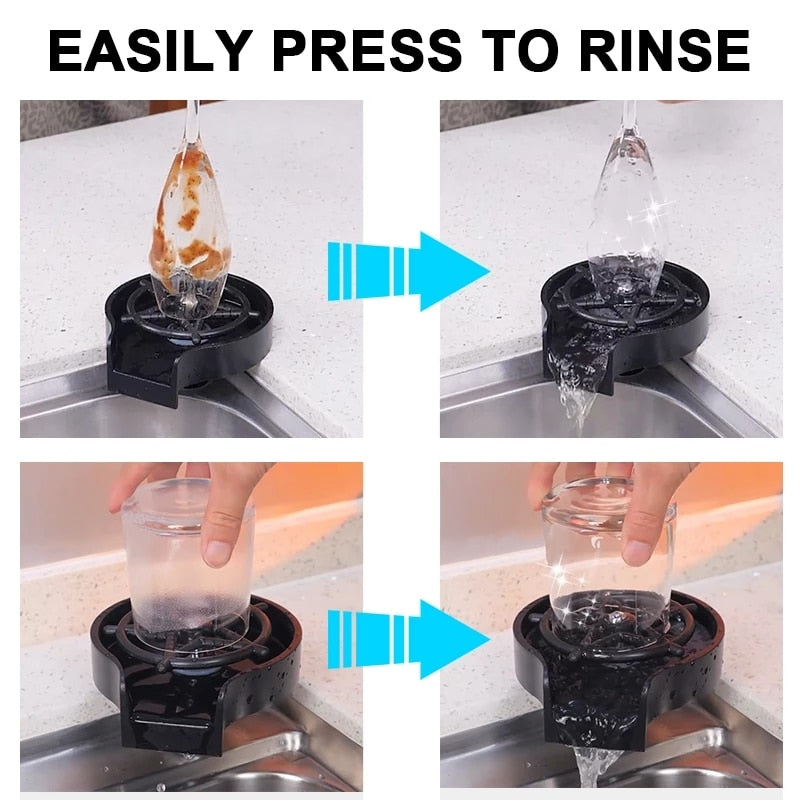 Glass Rinser for Kitchen Sink