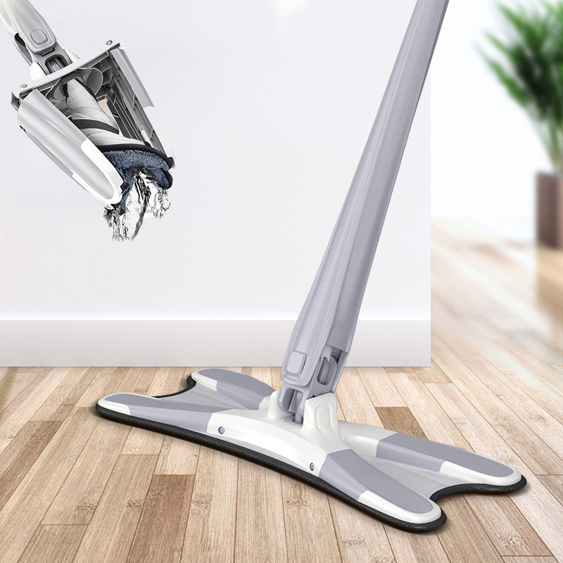 X-type Floor Mop with 3pcs Reusable Microfiber