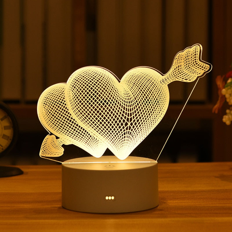 3d acrylic deals lamp