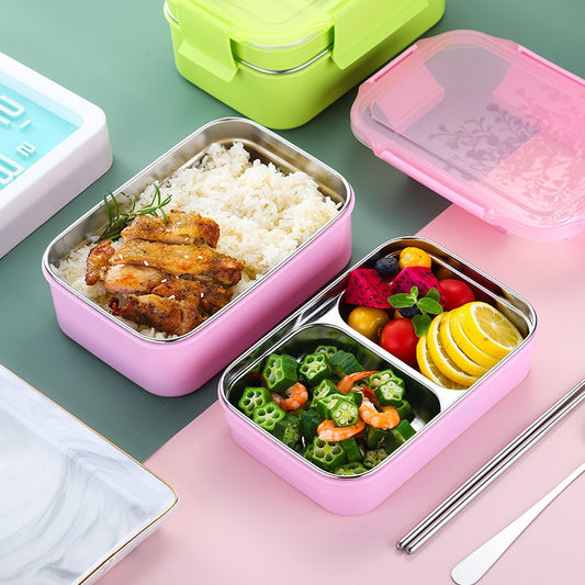 Two-layers Insulated Sealed Lunch Box