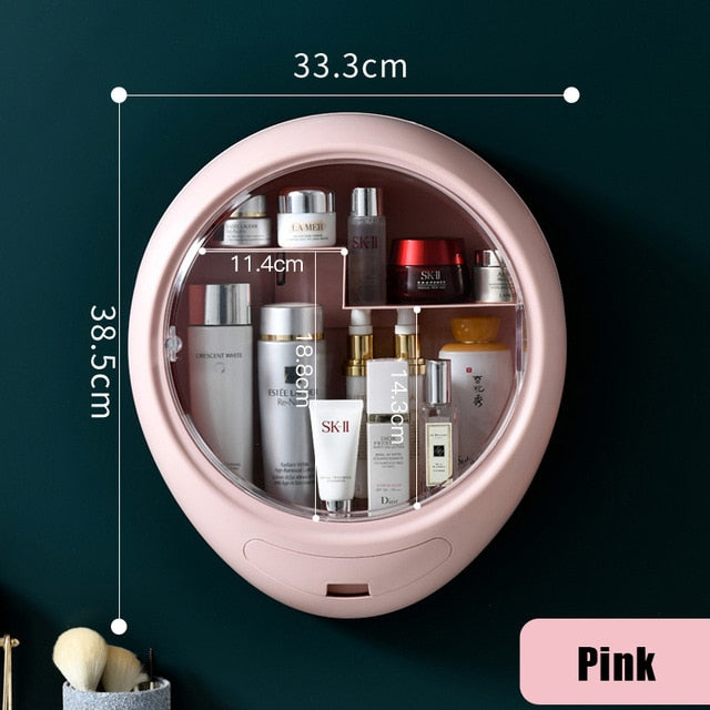 Wall-mounted Makeup Storage Box